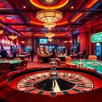 Experience nha cai f168 at a bustling casino table with vibrant poker chips and an engaging roulette wheel.