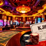 KJC poker players stacking chips at a vibrant casino table, showcasing the excitement of winning.