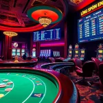 Lương sơn TV brings you the thrill of online gambling with vibrant casino tables and exciting gameplay visuals.