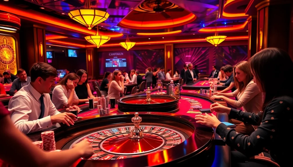 Experience high-stakes excitement at https://98win68.city/, where players engage passionately at live casino tables.