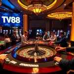 TV88 enhances the casino experience with thrilling roulette action, vibrant poker chips, and immersive gameplay.