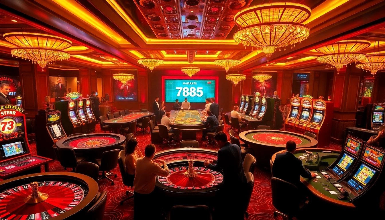 789BET players enjoy a thrilling game of baccarat in a luxurious casino setting.