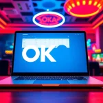 Engaging representation of Nhà cái OK88 showcasing the platform's online betting environment with modern technology.