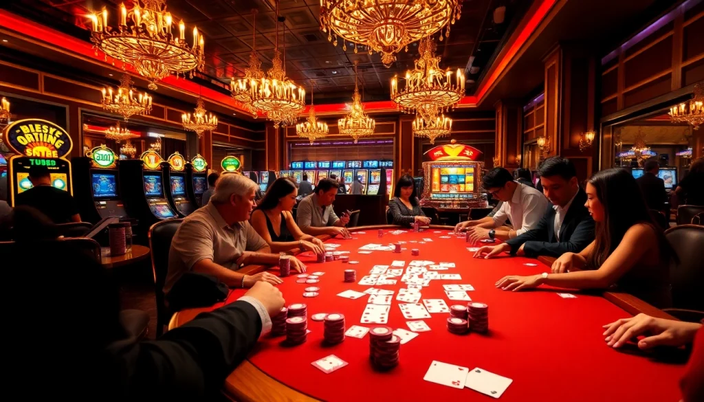 Experience the excitement of gambling at uu88 with vibrant poker games and thrilling casino atmospheres.