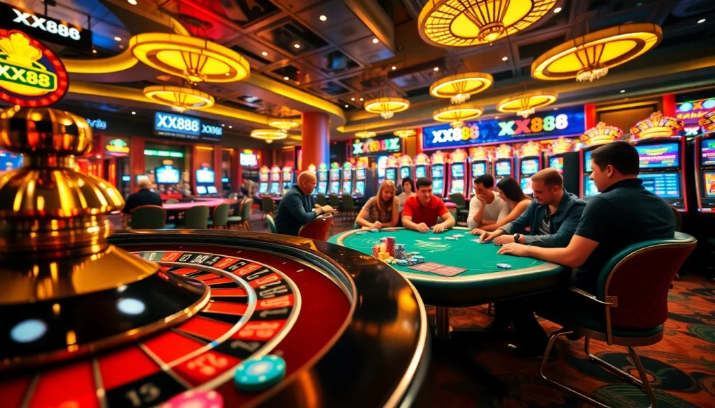 XX88 Casino provides thrilling roulette and poker experiences in a vibrant atmosphere.
