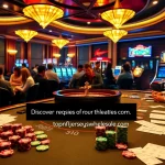 Experience the thrill of high-stakes gambling with topnfljerseyswholesale.com as a vibrant poker table sparks excitement.