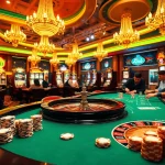 Experience the thrill of gacor123 gaming at a lively casino with poker chips, card games, and roulette.